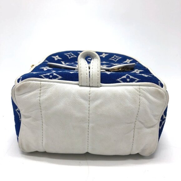 LOUIS VUITTON M46207 Monogram jacquard Palm Springs Mini Backpack blue - Picture 12 of 16